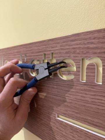 plaques signalétique en bois