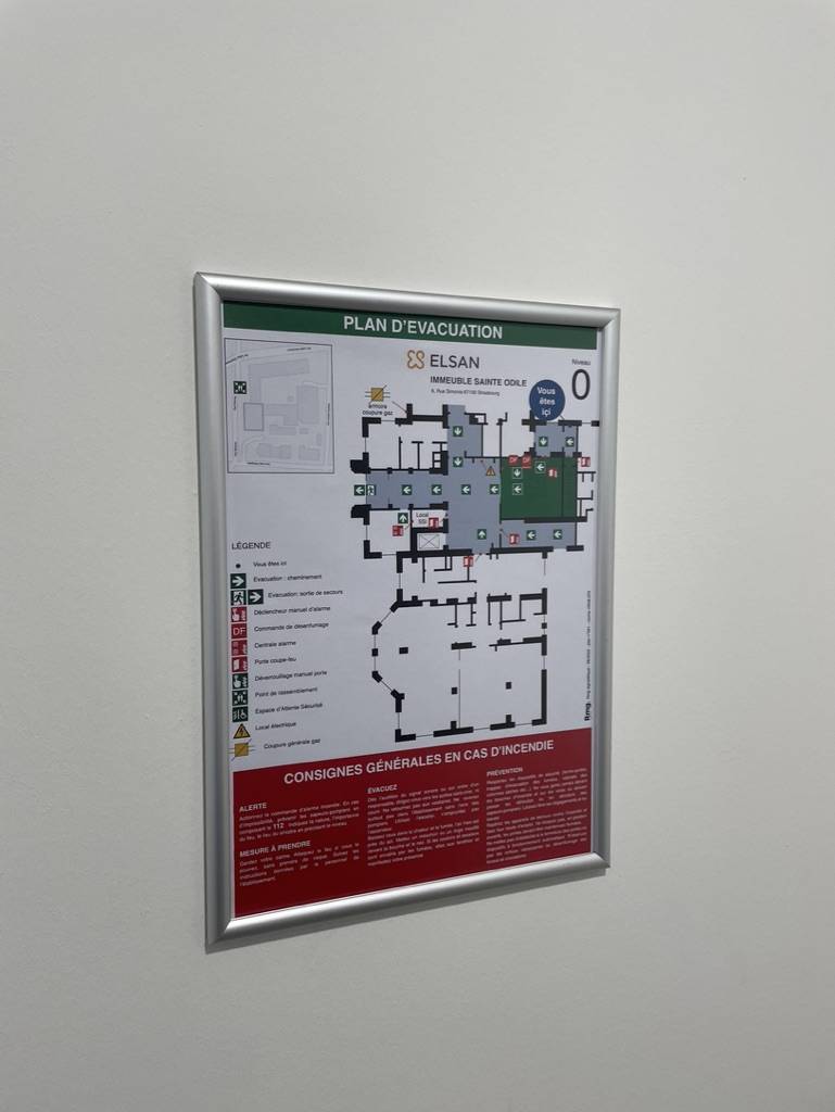 plan d'évacuation pas cher alsace