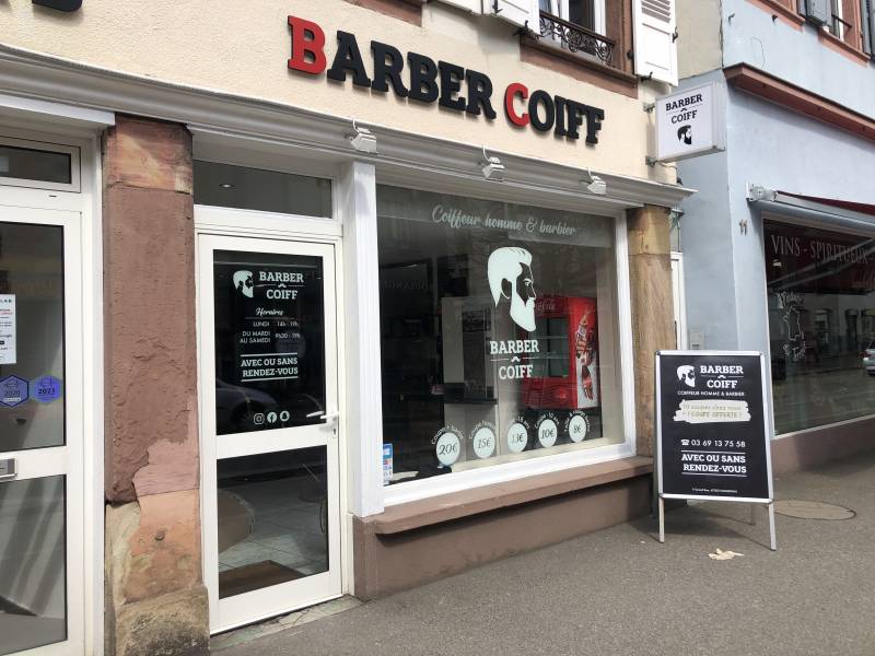 enseigne extérieure en PVC à Haguenau en Alsace